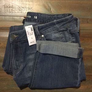 Light blue denim jeans